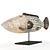 Mali Wood Puppet Fish 3D model small image 2