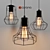 Industrial Loft Cage Luminaires 3D model small image 1