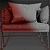 Modern Spargo Armchair by MCM House 3D model small image 3