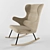  JB Lounger Chair: Stylish Comfort for Any Space 3D model small image 1