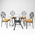 Modern Dining Set: Table & 4 Chairs 3D model small image 1