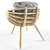 Versatile Parametric Chair: Modern Design, Customizable 3D model small image 2