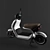 Modern Electric Scooter 3D model small image 2