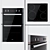 CDA DC940SS Double Oven & HN6111FR Hob: The Ultimate Cooking Duo 3D model small image 1