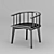 Elegant Slat Chair 3D model small image 2