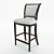 Elegant Antrandes Barstool Set 3D model small image 1