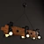 Rustic Glow: Wooden Light 3D model small image 1