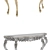 Elegant Beatrice Console: Handmade, Sculptural Design 3D model small image 2