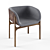 Lilly Chair: Impeccably Designed & Space-Saving 3D model small image 1