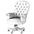 Elegant Turnable Armchair: CILIEGIO BIONDO 3D model small image 3