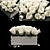 Elegant Bloom: 3D Floral Box 3D model small image 1