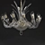 Elegant Crystal Chandelier 3D model small image 2