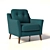 Royal Comfort Armchair 3D model small image 1