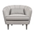 Velvet Garda Decor Armchair | ZW-555-06479 3D model small image 2