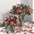 Elegant Peony Vase Collection 3D model small image 1