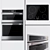 Whirlpool 2-in-1 Oven & Hob 3D model small image 1