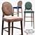 Sofia Barstool: Sleek and Sturdy 3D model small image 1