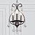 Elegant Ashton Crystal Chandelier 3D model small image 1