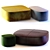 Elegant Domino Next Poufs 3D model small image 1