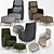 Sleek and Modern Tape Armchairs 3D model small image 1