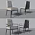 Modern Artisan Dining Set 3D model small image 2