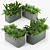 Sleek Urbilis Mod Planter 3D model small image 1