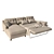 Modern RAF Corner Sofa 3D model small image 2