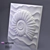 3D Underwater Panel - Artistic Plaster Finery 3D model small image 1