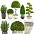 Title: Evergreen Plant Collection for Outdoor Landscaping 3D model small image 1