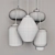 Multicolor Glass Loft Lighting 3D model small image 2