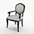 Elegance Leather Chair 3D model small image 1