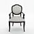 Elegance Leather Chair 3D model small image 2