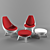 Modern Armchair | FBX & OBJ Files 3D model small image 1