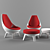 Modern Armchair | FBX & OBJ Files 3D model small image 2
