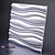 Plaster Force 3D Panel: Stunning Gypsum Art 3D model small image 1