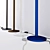 Sleek Emission Floor Lamp 3D model small image 2