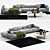 Meridiani Timothy Kuoio Sofa 3D model small image 1