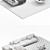 Meridiani Timothy Kuoio Sofa 3D model small image 3