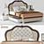 Elegant Gioconda Bed 3D model small image 1