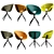 Elegant Fabric Chair: Tonon 3D model small image 1