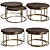 Spacious Round Accent Table 3D model small image 1