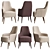 Elegant Ray Armchair 3D model small image 1