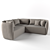 Modular Elegance: Moroso Chamfer Sofa 3D model small image 1