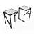 Urban Vibe Side Tables 3D model small image 1