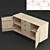 Hensley Storage Cabinets: Stylish and Functional 3D model small image 3