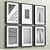 Multi-Colored Picture Frames Set -45 3D model small image 2