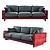 3D Sofa Model: FBX and OBJ Files 3D model small image 2