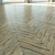 Natural Wood Parquet Flooring - Herringbone & Chevron Design 3D model small image 1