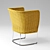 Elegant Ami Chair by Paola Lenti 3D model small image 3