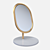 Elegant Countertop Mirror 3D model small image 1